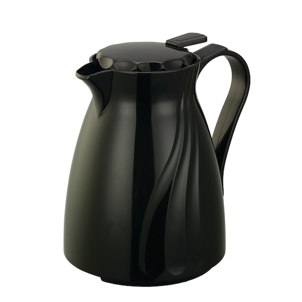 Twist N' Serve Coffee Carafe, 20 oz., BPA Frew, Stackable, Black